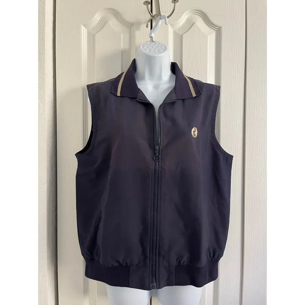 Sunderland of Scotland Men's M Navy Golf Vest Designed Scotland Made USA